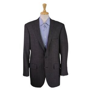 Southwick Very Recent Brown/Red Knit Woven Wool Tweed Blazer 42L